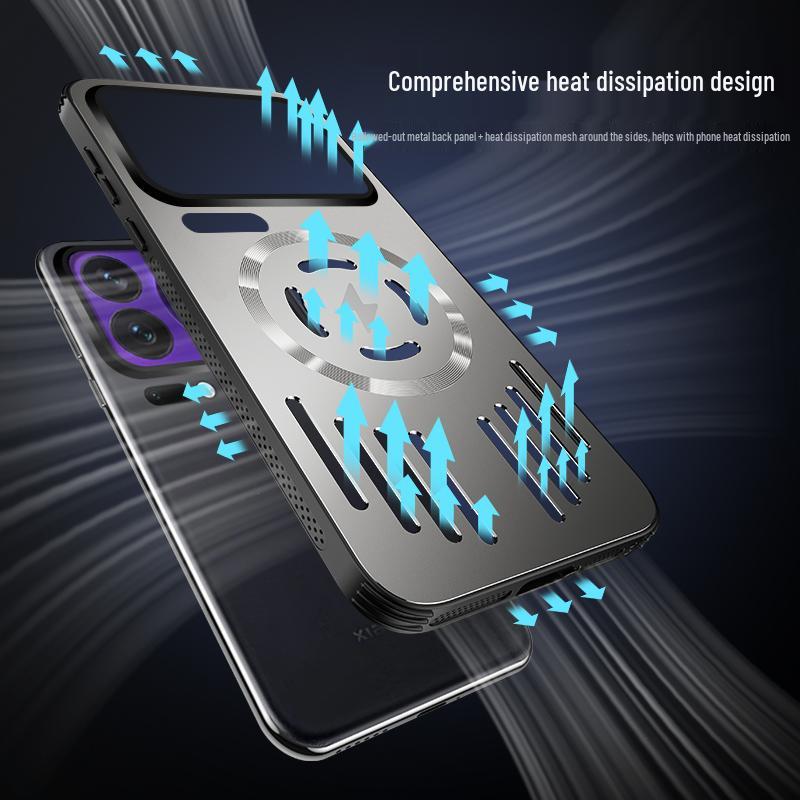 Xiaomi 17ProMax Aluminum Alloy Heat Dissipation Protective Case