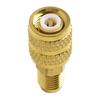 Female 5/16 X M1/4SAE Adapter Gold Brass Easy To Install For Air Conditioning Systems For R410 R32 R22 Practical