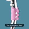 No-Drill Suction Cup Shower Head Holder with Movable Silicone Base