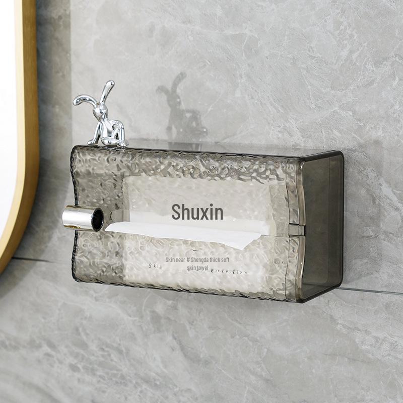 "Elegant Decorative Tissue Box: Wall-Mounted, Versatile for Living Room, Bedroom, or Bathroom Storage"