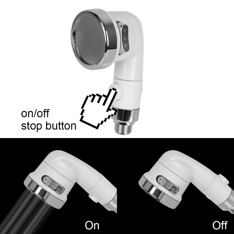 3 Mode Water Saving Shower Head, Handheld Showerhead with Faucet Adapter Set and Diverter Valve for Bathroom Kitchen