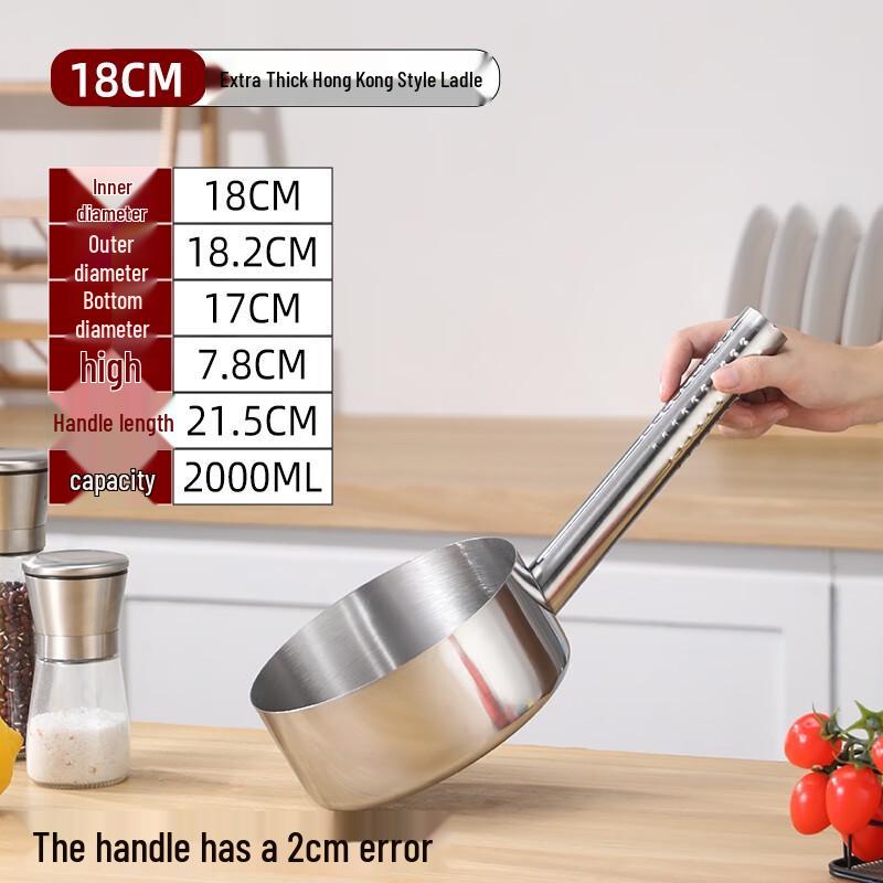 Naiduo Stainless Steel Long Handle Serving Ladle