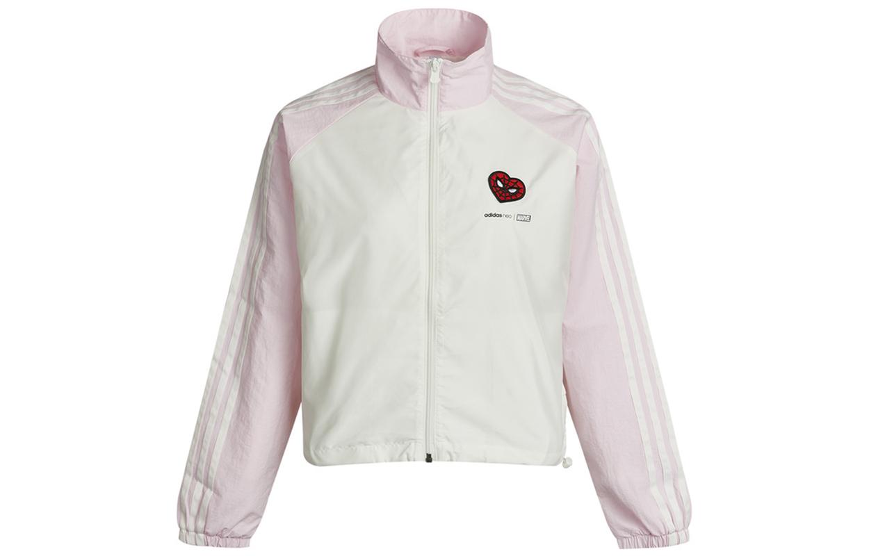 Adidas Neo Jacket Women s White Pink Multicolor H55128 S