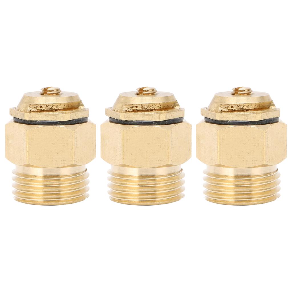 3PCS G1 2 Refraction Sprinkler Nozzle Adjustable Copper Micro Sprinkler Head Garden Irrigation Accessories