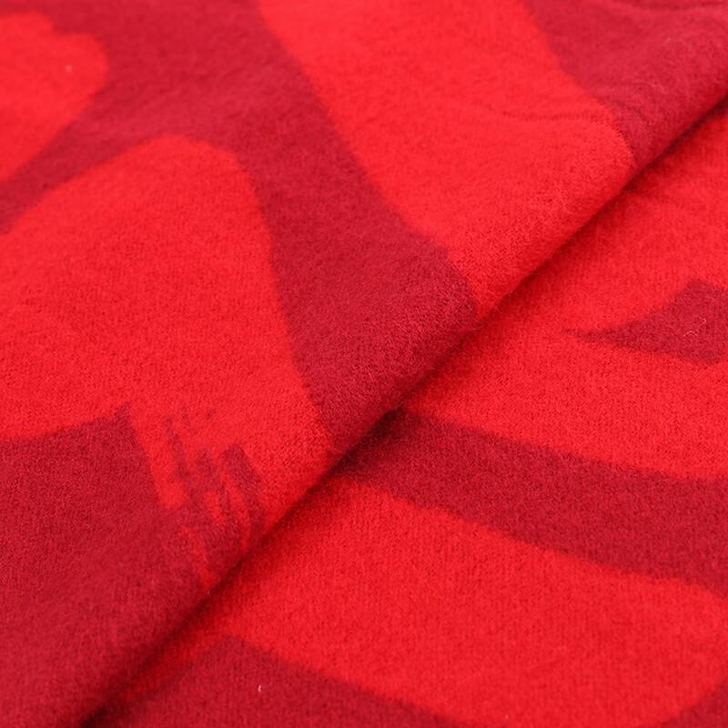 Nanjiren Women's Custom Embroidered Chinese Red Scarf