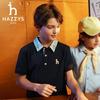 HAZZYS Boys' Mercerized Polo Short Sleeve T-Shirt