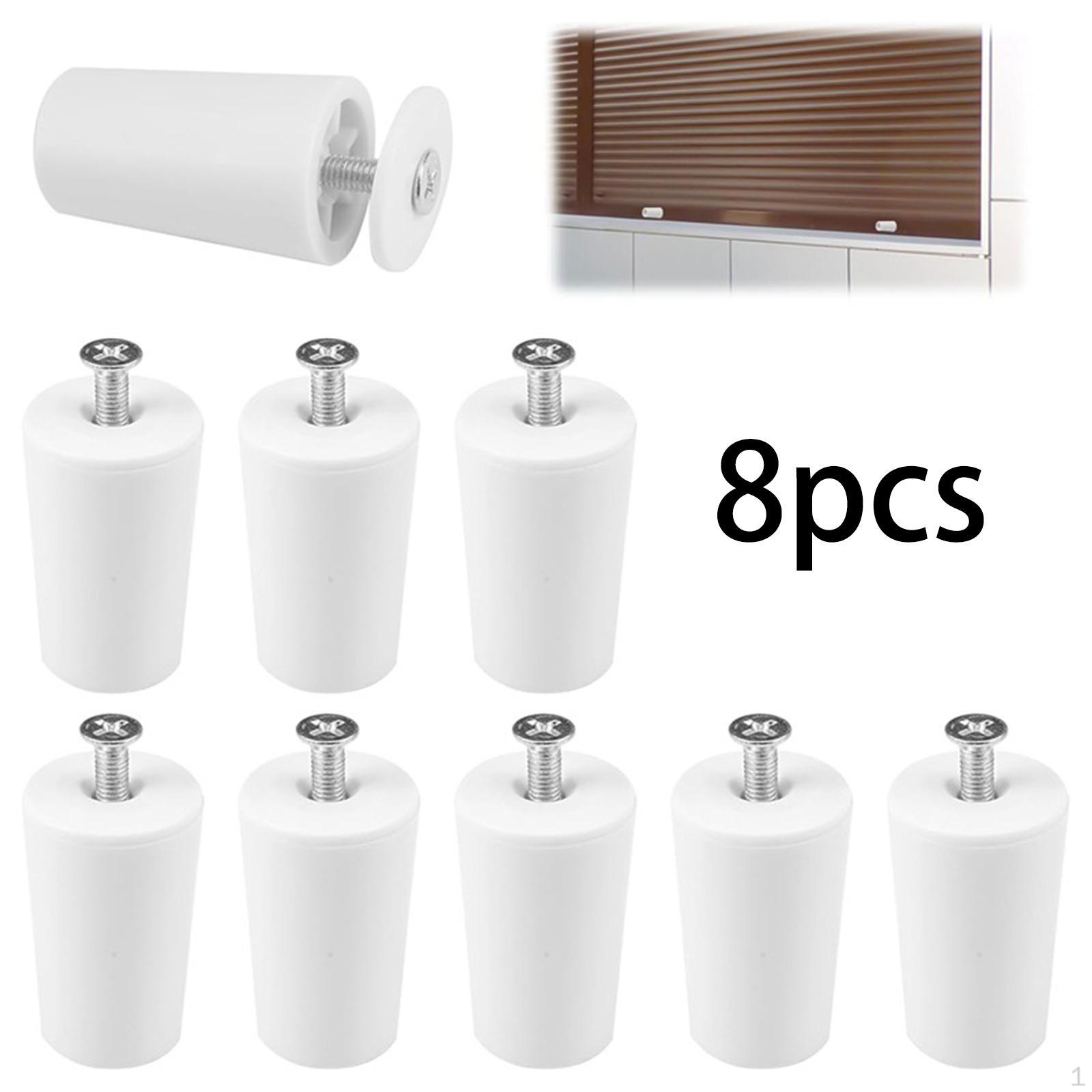 

8Pcs Roller Shutter Stop White Replacement Sturdy Protection Versatile Stopper Curtain Block