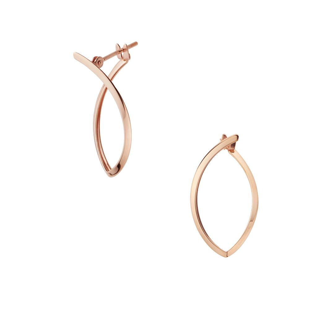 Earrings K10 Pink Gold AJAA2407 PG [Official] [Vendome Aoyama]
