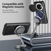 KEYSION Magnetic Phone Case for TECNO Spark 30C 4G Slide Camera Protection Upright Kickstand Shockproof Back Cover for Spark 30C