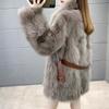 Faux Fur Winter Fashion Loose  Jacket for Women Warm Comfortable Coat