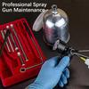 17/23Pcs Storage Case Spray Nozzle Cleaning Brush Set Airbrush Airbrush Maintenance Kit  Air Tools