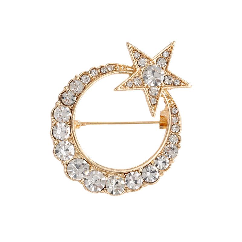 New Alloy Brooch High-end Sense Niche Women Spot High-end Pin Coat Suit High-end Versatile Corsage