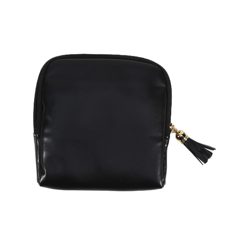 Tassel Jewelry Packing Bag PU Leather Rings Necklace Mini Cosmetic Bag Large Capacity Organizer Jewelry Storage Case Travel