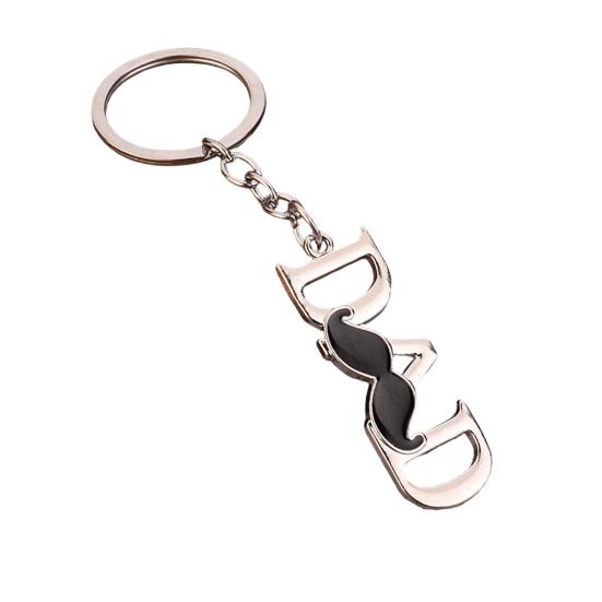 Keychain Pendant Lightweight Metal Texture Portable Key Ring Practical Stylish Keychain for Mother's Day/Father's