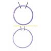 92MF 1 Set Embroidery Hoop Plastic Embroidery Frame Adjustable Crosses Stitching Hoop Craft Supplies For Hobbyists