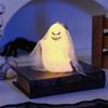 4PCS Lightweight Plastic Specter Home Ornament With White Gauze Phantom Decorations Halloween Party Supplies
