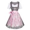 2025 Euro-American Beer Fest Women's Lace Maid Dress Set, Color Block, Plus Size Skirt