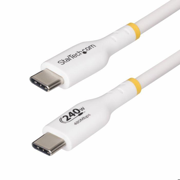 Câble de Charge USB-C - STARTECH.COM - 1m - 240W PD EPR - Certifié USB-IF - Blanc