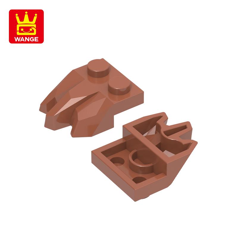 Non-Toxic 135Pcs/Lot 27261 Special 2X 3 Plate With Rocks Building Blocks Moc Accessories Compatible With Brick Children Toys Gift Box