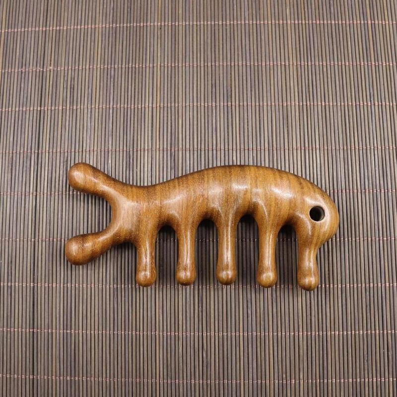 Golden Silk Sandalwood Massage Comb