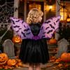Portable Costume Gear Bat Wing for Kids Girls, Halloween Fairy Versatile Wings Parties, Cosplay, Festivals, Stage Performance Durable Cosplay