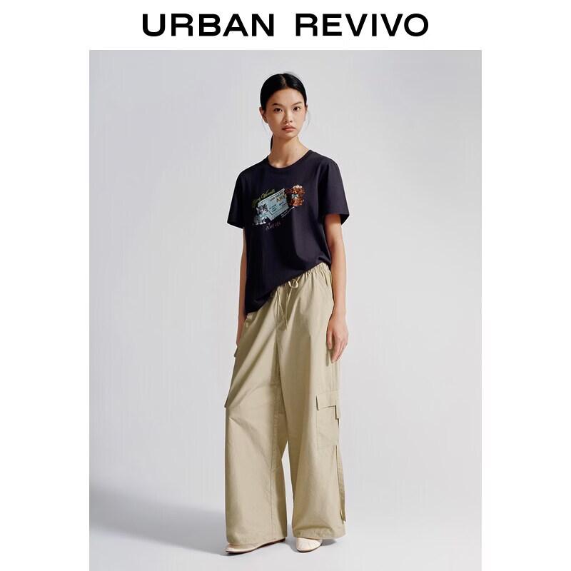 UR2026 Women s Casual Wide-Leg Pants XS