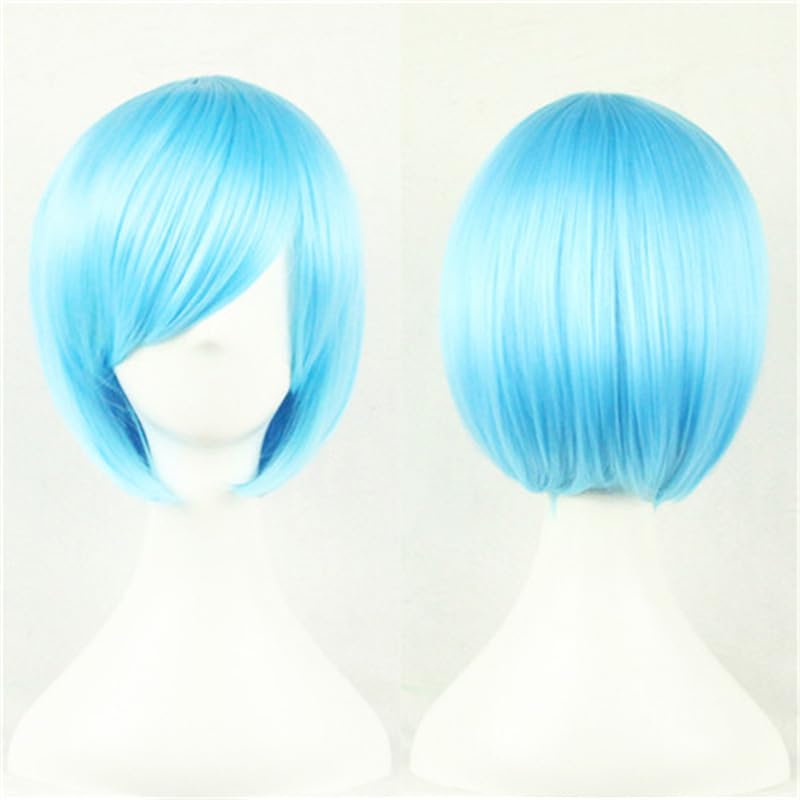 Cosplay Wig, Short Bob Wig, Anime Costume, Party, Event, Fancy Dress (Pink)