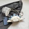 1 Stück Damen Kontrastfarbe PU Umhängetasche Persönlichkeit Mode Geformt Dinosaurier Damen Tasche Geeignet für Handy Geldbörse Kartenhalter Qualität