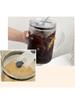 1pc 400/1000ml Smoothie Cup with Straw, Heat-resistant Juice Drink Cup, Large Capacity Water Bottle for Family and Outdoor Use