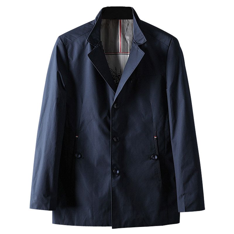 Cattle Goods Handsome Mid Length Long Length Spring Export Original Trench Coat