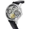 Ingersoll The Jazz Sun and Moon Phase Leather Strap Skeleton Silver Dial Automatic I07701 Mens Watch