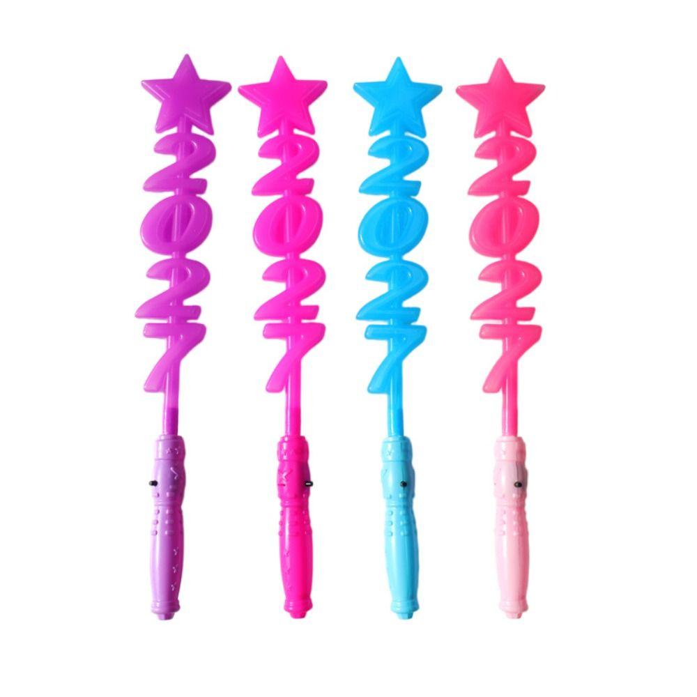 Tiara de Cabelo LED Brilhante Doce 2027 Bastões Luminosos Brinquedos Infantis Aro de Cabelo de Natal Adereço para Foto
