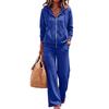 Women's Casual Hoodie Jacket Set for Fall and Winter, Comfortable Fashion Outfit