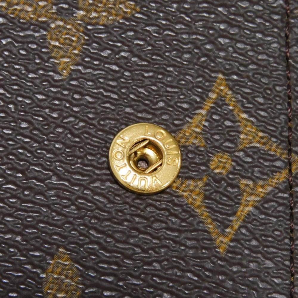 Used 12564 Agenda PM R20005 8001 LV Logo Flower Brown Diary 6-Hole Card Case Monogram Maroon Unisex from Japan AUTHENTIC