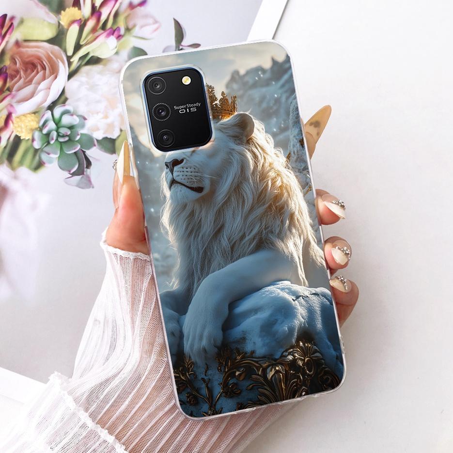 For Samsung Galaxy S10 Lite Case SM-G770F Luxury Butterfly Tree Painted Cover Soft Silicone Phone Case For Samsung S10 Lite Bags
