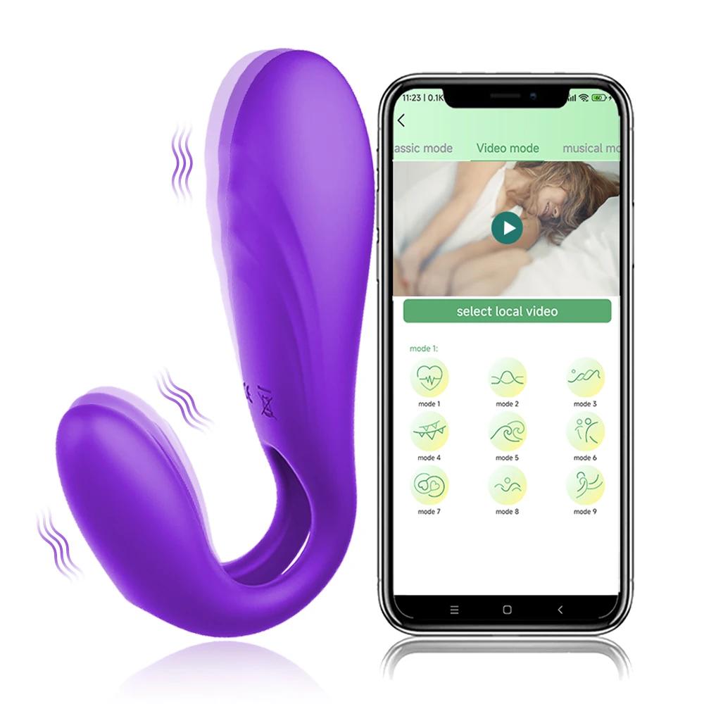 APP Control Couple Vibrator for Women Clitoris Stimulate Female G-Spot Dual Wireless Wearable Vibrating Massage Adult Sex Toys