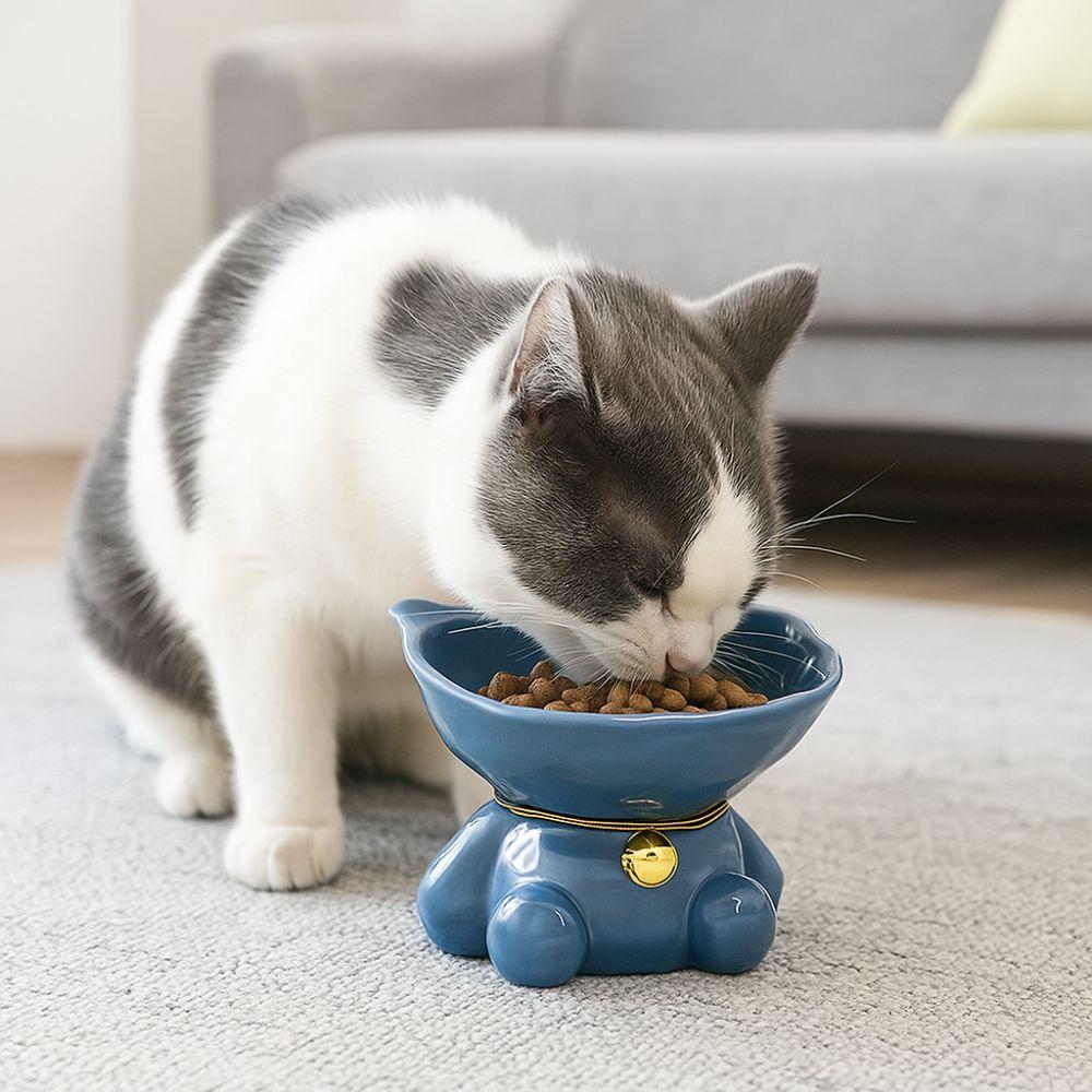 Anti Overturning Dog Food Bowl Large Capacity Cat Drinking Feeder Ceramic Cat Bowl  For Cats Dogs