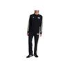 Adidas Originals X Oasis Kollaboration 3-Streifen SS25 Tour Slim Fit Rundhals Vintage Weich Langarm T-Shirt Unisex Oberteile Schwarz KT-3428