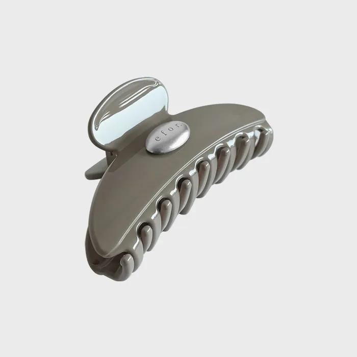Logo Button Hair Clip M