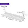Under-Desk Punch-Free Cable Organizer: Adjustable Storage Rack for Power Strips and Data Cables