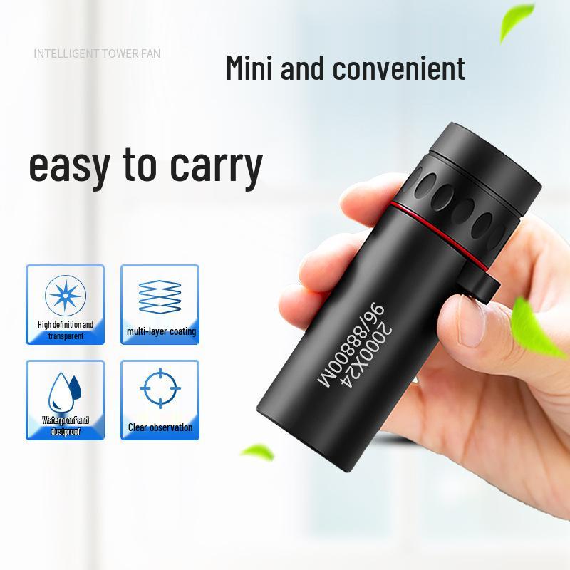 High-Definition Portable Monocular Telescope with Night Vision & Mobile Phone Connectivity