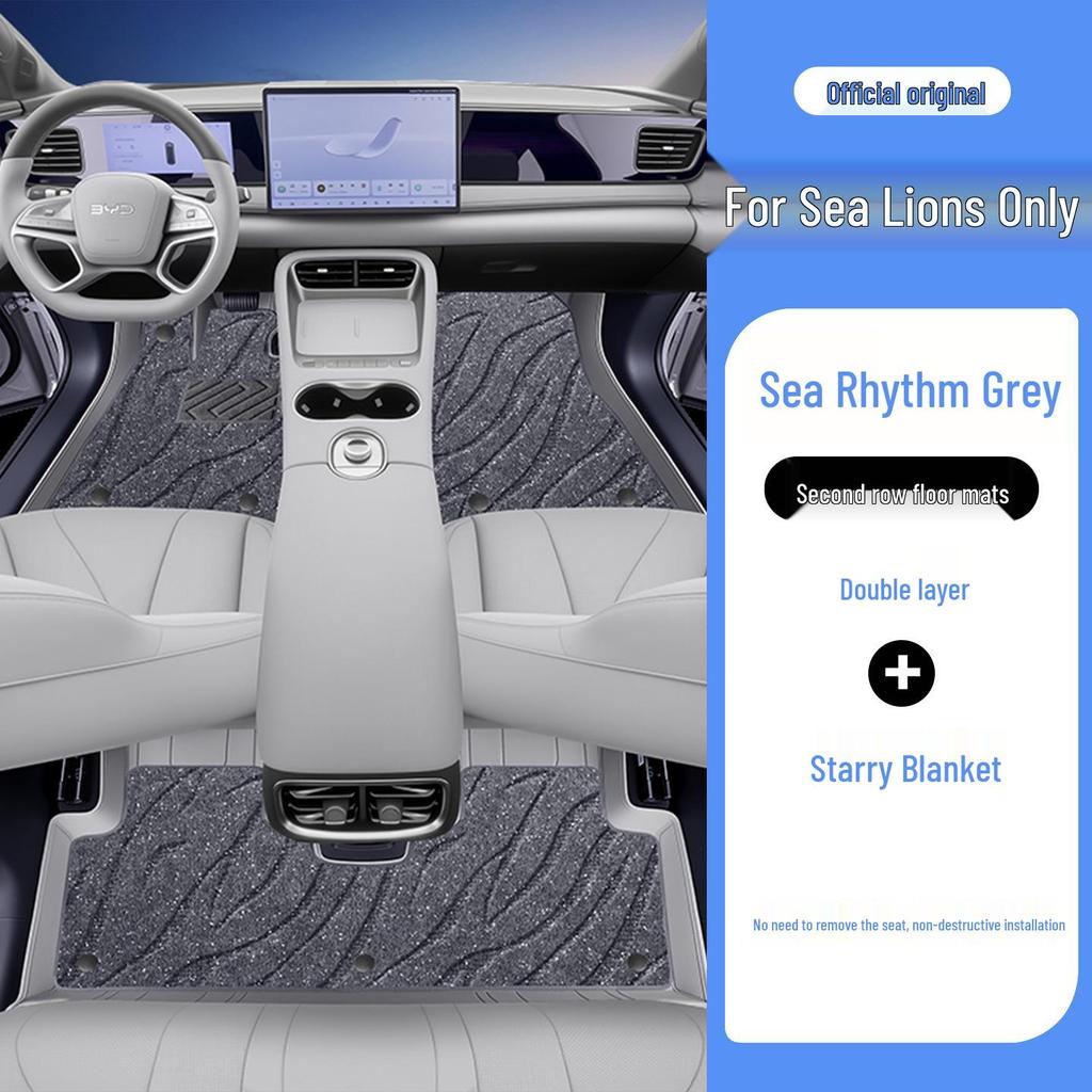 BYD Sea Lion 06 Odorless Full Coverage Floor Mats for Interior Protection and Eco-Friendly Modification.