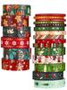 PBM Christmas Masking Tape Perfect for Gift and Gift and Stylish Patterned Christmas Tree and Fir Tree MERRY CHRISTMAS 21-Roll Set. Decoration,