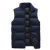 Mens Vest Jacket Warm Sleeveless Jackets Winter Waterproof Zipper Coat Autumn Stand-up Collar Casual Waistcoat