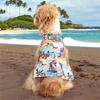 Liebliches Hundeblumenkleid Prinzessinnen-T-Shirt-Kleid Strand-Blumenhemd Outfit für Elegante Videos Haustierbekleidung