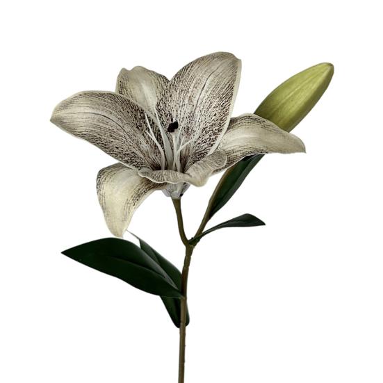 

Yousheng 20inch Artificial Lily Flower Fake Real Touch Lily with 2 Heads Blooms 2 Buds for Home Office Decor Wedding Party Spring Table