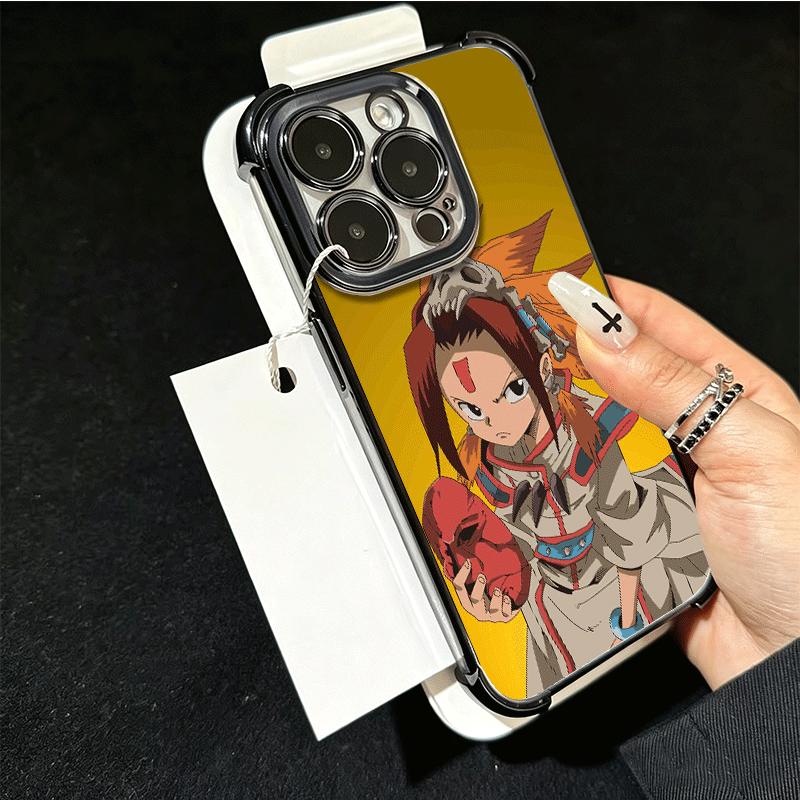 Anime Shaman King Plating Phone Case For Xiaomi Poco X5 X6 X7 X8 Pro Max F8 Ultra F7 M8 M7 M5S Redmi 15C 15 14C 13C 13 X3 12C F6