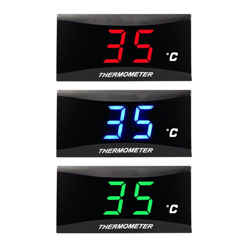 Koso Mini Square Digital Motorcycle Cylinder Head Temperature Sensor Universal Gauge for NMAX125 XMAX250 300 With Holder