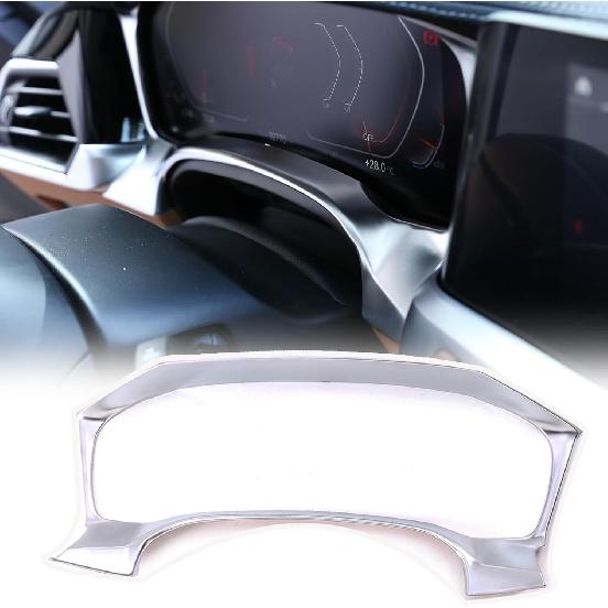 Car Dashboard Speed Meter Trim Frame Compatible with BMW 3 Series G20 G21 320i 330i M340i 2020-2022,Center Console Dash Cover Protector Frame