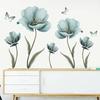 Creative Flower Wall Stickers for Living Room Bedroom Wall Decoration Self-adhesive Wall Decals Kitchen Home Wallpapers